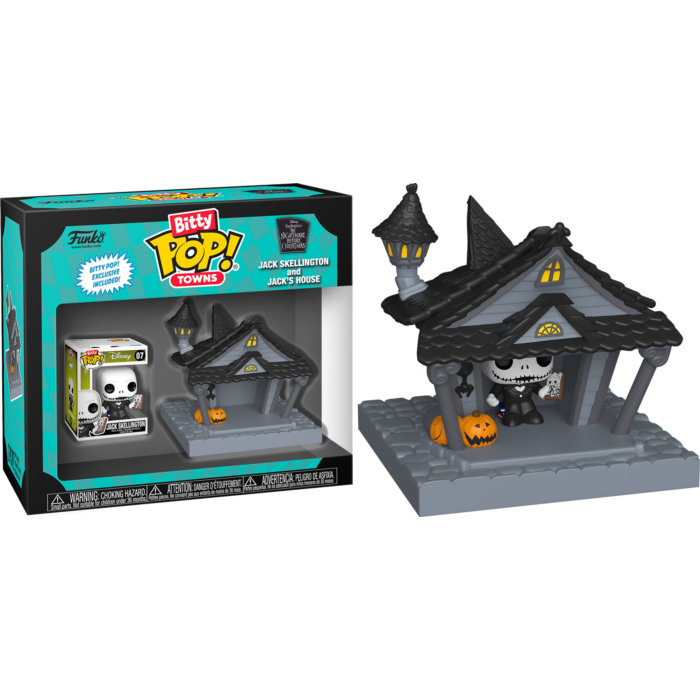 Funko Pop! The Nightmare Before Christmas - Jack Skellington & Jack's House Bitty Town #07