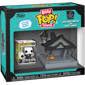 Funko Pop! The Nightmare Before Christmas - Jack Skellington & Jack's House Bitty Town #07