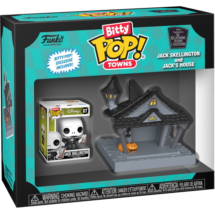 Funko Pop! The Nightmare Before Christmas - Jack Skellington & Jack's House Bitty Town #07