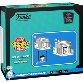 Funko Pop! The Nightmare Before Christmas - Jack Skellington & Jack's House Bitty Town #07