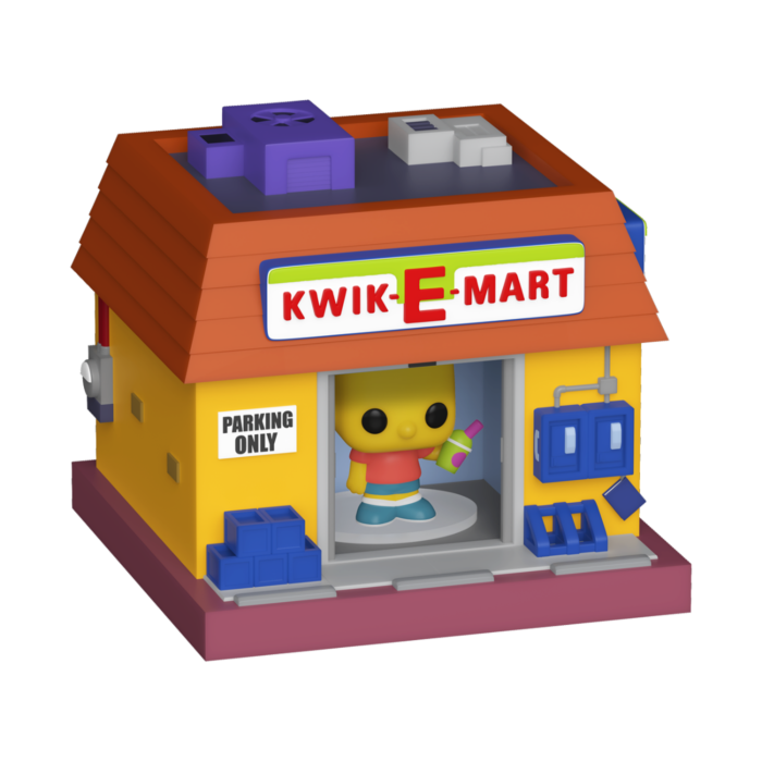 Funko Pop! The Simpsons - Bart Simpson & Kwik-E-Mart Bitty Town #01