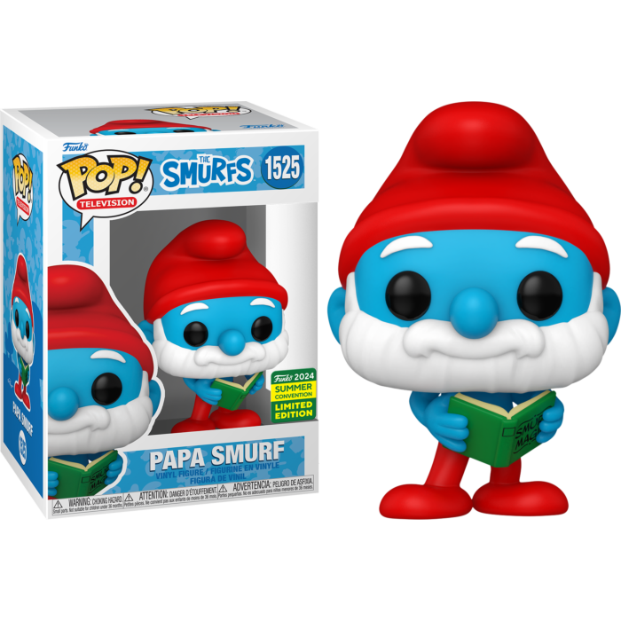 Funko Pop! The Smurfs - Papa Smurf #1525 (2024 Summer Convention Exclusive)