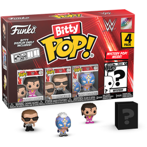 Funko Pop! WWE - Razor Ramon, Diesel, Rey Mysterio & Mystery Bitty Series 03 - (4 Pack)