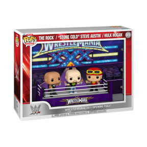 Funko Pop! WWE - WrestleMania 30 - The Rock, "Stone Cold" Steve Austin & Hulk Hogan Opening Toast #05