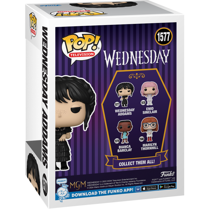 Funko Pop! Wednesday (2022) - Wednesday Addams in Black Dress #1577