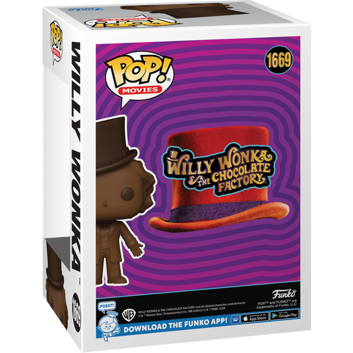 Funko Pop! Willy Wonka and the Chocolate Factory - Willy Wonka (Chocolate Bar) Scented #1669