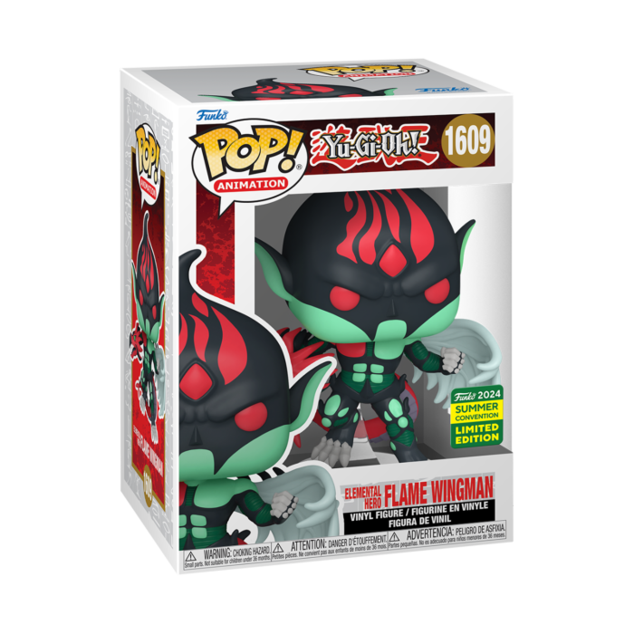 Funko Pop! Yu-Gi-Oh! - Elemental Hero Flame Wingman #1609 (2024 Summer Convention Exclusive)