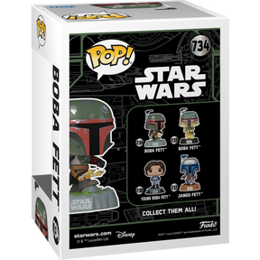 Funko Pop! tar Wars  - Fett Legacy - Boba Fett with Kneepad Rockets #734