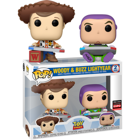 Funko Pop! Toy Story Woody Buzz Lightyear Gaming 2-Pack (2024