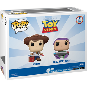 Funko Pop! - Toy Story - Woody & Buzz Lightyear Gaming - 2-Pack (2024 Entertainment Expo Convention Exclusive)