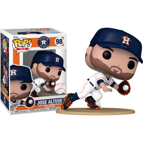 Funko Pop! - MLB Baseball - Jose Altuve Catching in White Jersey Houston Astros #98