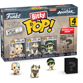 Funko Pop! Avatar - The Last Airbender - Aang, Appa, Toph & Mystery Bitty Series 01  - (4-Pack)