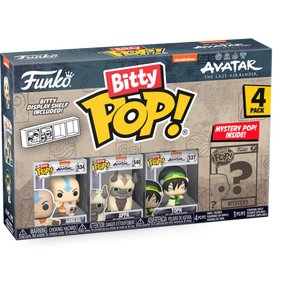Funko Pop! Avatar - The Last Airbender - Aang, Appa, Toph & Mystery Bitty Series 01  - (4-Pack)