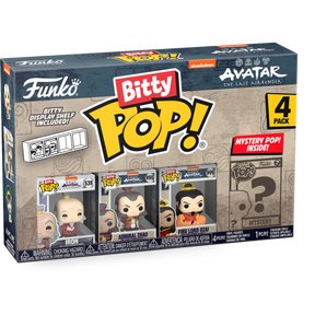 Funko Pop! Avatar - The Last Airbender - Iroh, Admiral Zhao, Fire Lord Ozai & Mystery Bitty Series 03  - (4-Pack)