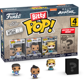 Funko Pop! Avatar - The Last Airbender - Katara, Sokka, Suki & Mystery Bitty Series 04  - (4-Pack)