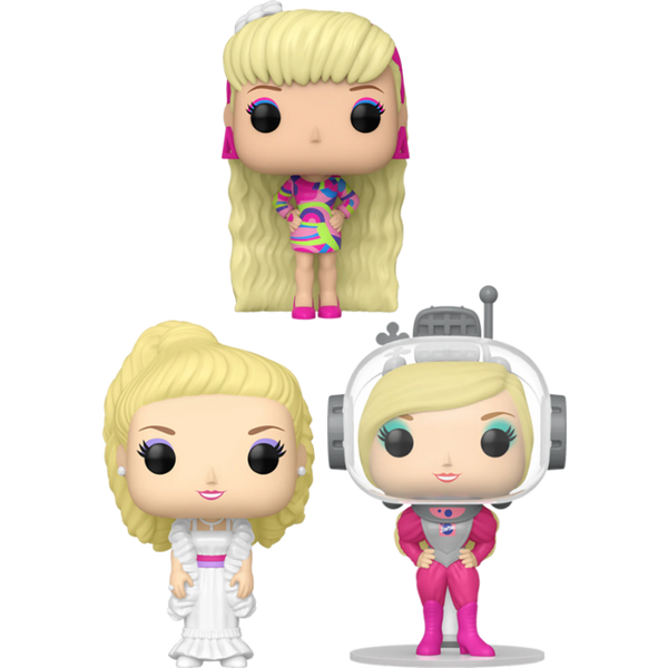 Funko Pop Barbie Let s Go Barbie 65th Anniversary Bundle Set of