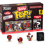 Funko Pop! Deadpool - Deadpool (Backyard Griller), Deadpool (Clown), Deadpool (Bedtime) & Mystery Bitty - 4-Pack - Real Pop Mania