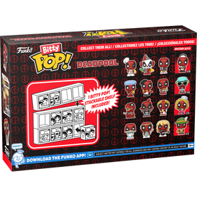 Funko Pop! Deadpool - Deadpool (Backyard Griller), Deadpool (Clown), Deadpool (Bedtime) & Mystery Bitty - 4-Pack