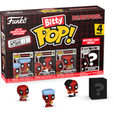 Funko Pop! Deadpool - Deadpool (Bathtime), Deadpool (Flamenco), Deadpool (Supper Hero) & Mystery Bitty - 4-Pack