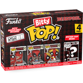 Funko Pop! Deadpool - Dinopool, Deadpool (Barista), Deadpool (Roman Senator) & Mystery Bitty - 4-Pack
