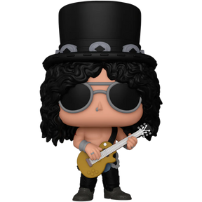 thumbnail image 2 of 1990’s Guns N’ Roses Slash #398 Funko Pop Blue Salamander Emporium Protective Case 2 of 14