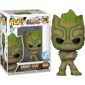 Funko Pop! Marvel 85th Anniversary - We Are Groot - Groot as Black Panther #1398