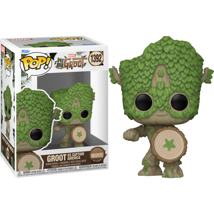 Funko Pop! Marvel 85th Anniversary - We Are Groot - Groot as Captain America #1392