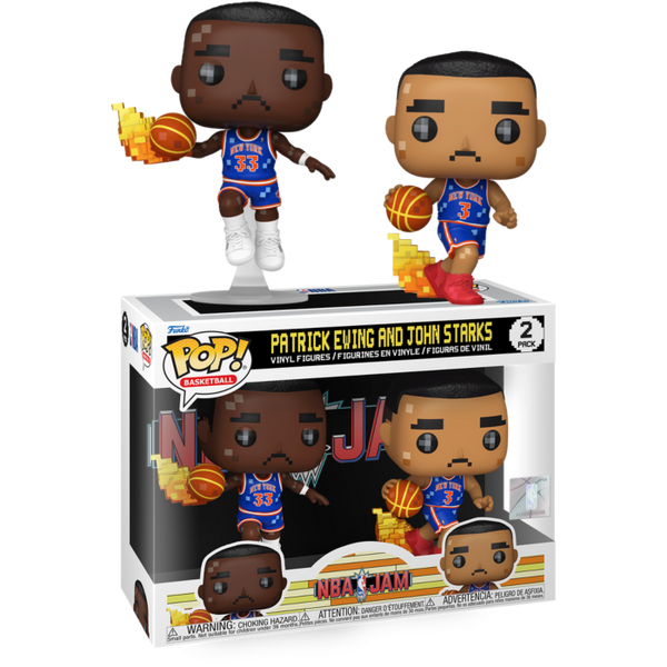 8 Bit Patrick Funko Pop! NBA Basketball: Jam - Patrick Ewing & John Starks 8-Bit - 2