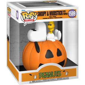 Funko Pop! Peanuts - Snoopy & Woodstock with Pumpkin (It's the Great Pumpkin, Charlie Brown) Deluxe #1589