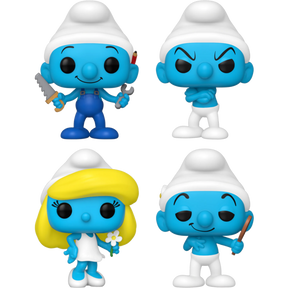 Funko Pop! The Smurfs (1981) - Smurf n' Turf - Bundle (Set of 4)