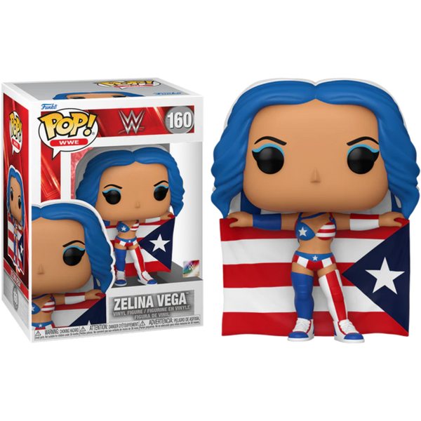 Funko Pop! WWE - Zelina Vega with Flag #160