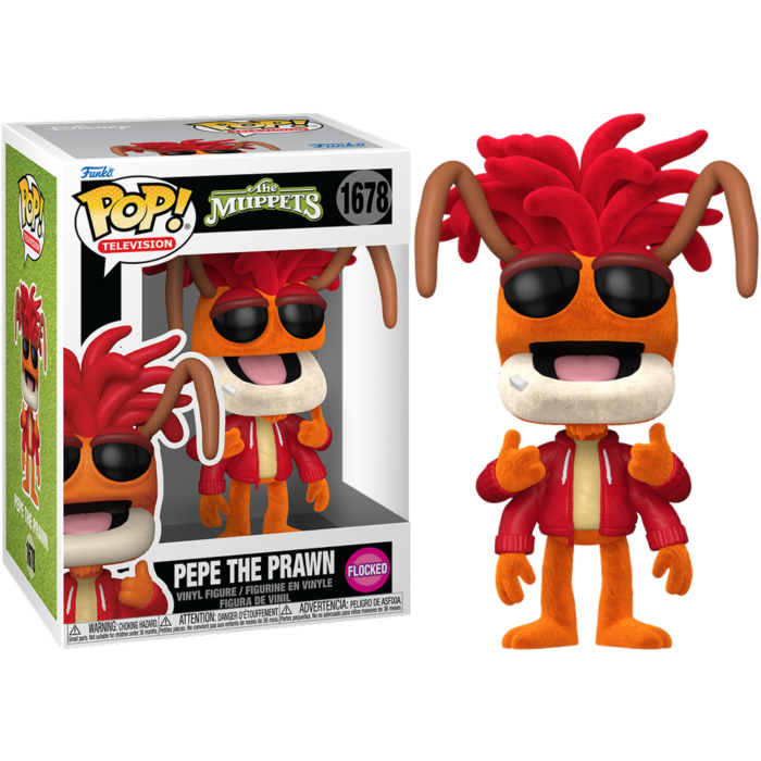 The Muppets - Pepe the Prawn (Flocked) #1678