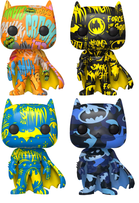 Funko Pop! Batman - Batman Blue & Black Artist Series with Pop! Protector #04