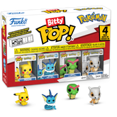 Funko Pop! Pokemon - Pikachu, Vaporeon, Caterpie, & Cubone Bitty - 4 Pack
