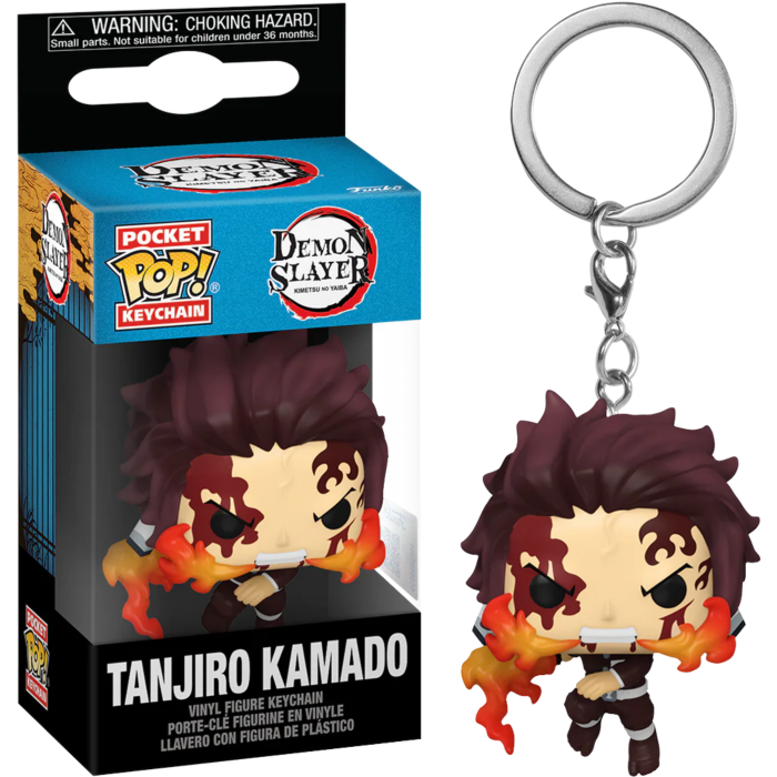 Funko Pocket Pop! Keychain - Demon Slayer - Tanjiro (Dancing Flash)