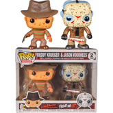 Funko Pop! Freddy vs Jason - Freddy & Jason Battle-Damaged - 2-Pack