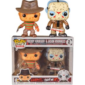 Funko Pop! Freddy vs Jason - Freddy & Jason Battle-Damaged - 2-Pack