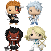 Funko Pop! Bleach: Thousand-Year Blood War - Ichigo, Hitsugaya, Kenpachi & Haschwalth - Bundle (Set of 4)