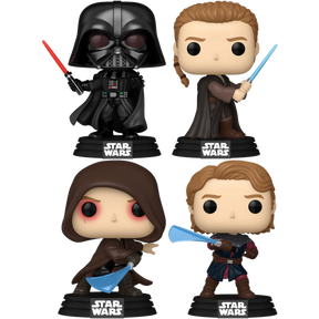Funko Pop! Star Wars - From Anakin Skywalker to Darth Vader - Bundle (Set of 4)