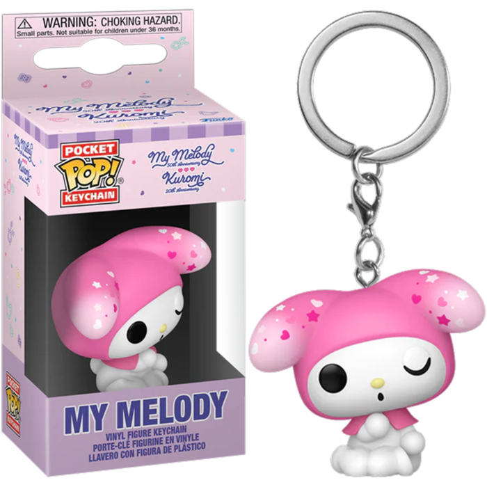 Funko Pocket Pop! Keychain - Hello Kitty & Friends - My Melody 50th Anniversary