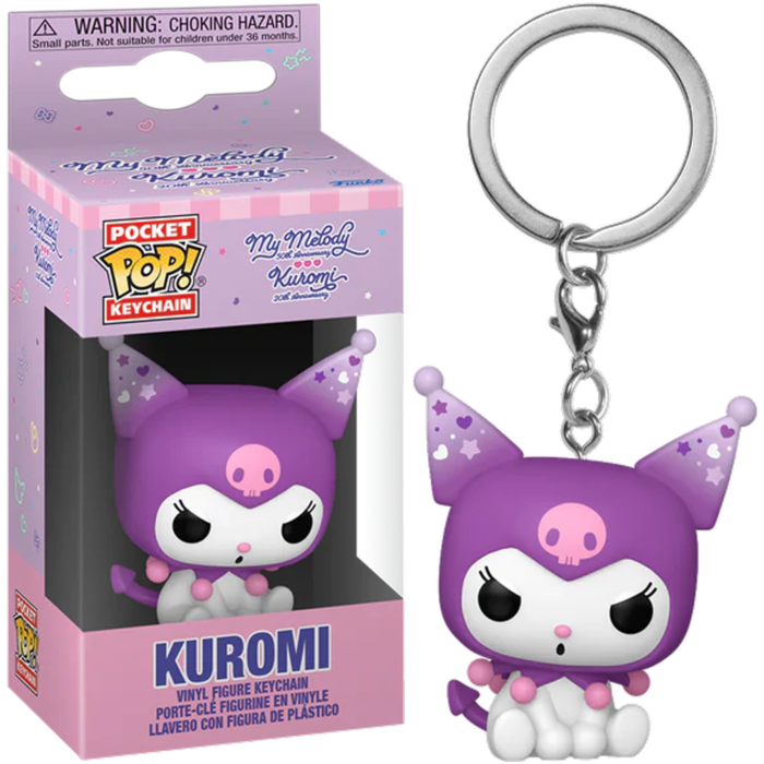 Funko Pocket Pop! Keychain - Hello Kitty & Friends - Kuromi 20th Anniversary