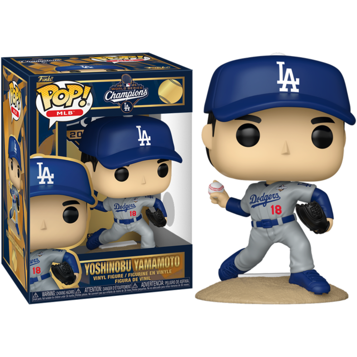 Funko Pop! MLB Baseball: Los Angeles Dodgers - Yoshinobu Yamamoto (2025 World Series MVP)