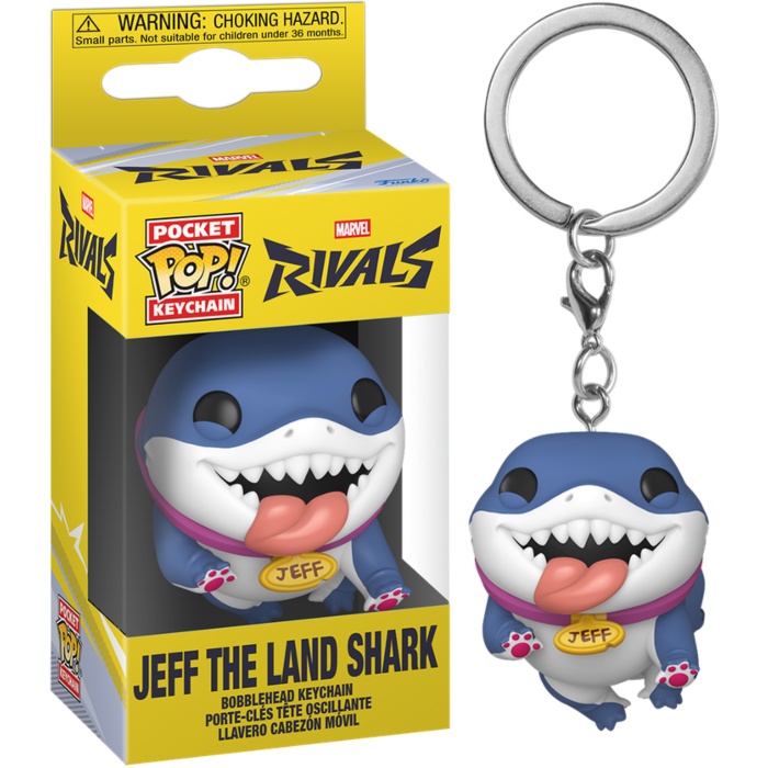 Funko Pocket Pop! Keychain - Marvel Rivals - Jeff the Land Shark