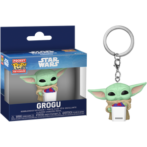Funko Pocket Pop! Keychain - Star Wars: The Mandalorian & Grogu (2026) - Grogu with Snacks - Real Pop Mania
