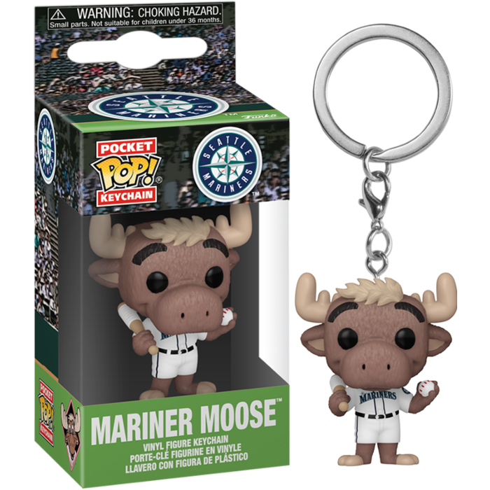 Funko Pocket Pop! Keychain - MLB Baseball - Mariner Moose Seattle Mariners Mascot