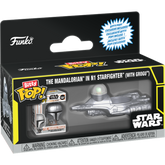 Funko Bitty Pop! Rides - Star Wars - The Mandalorian in N1 Starfighter (with Grogu) - Real Pop Mania