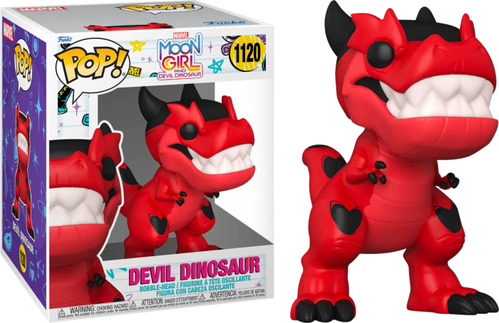 Funko Pop! Moon Girl and Devil Dinosaur (2023) - Devil Dinosaur 6" Super Sized #1120