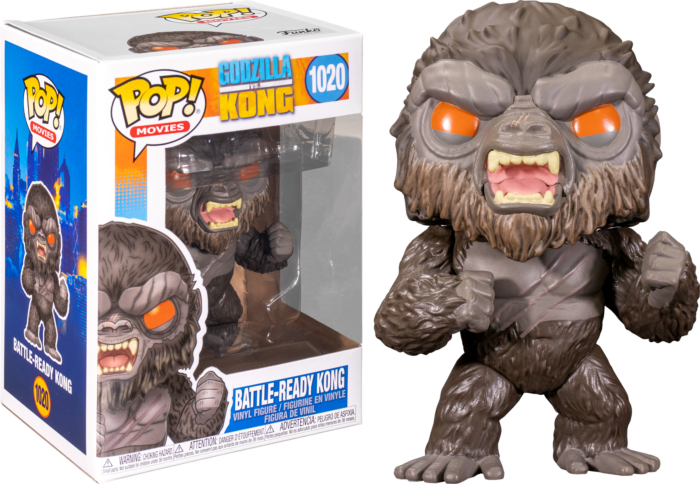 Funko Pop! Godzilla vs Kong - Battle-Ready Kong #1020 - Real Pop Mania