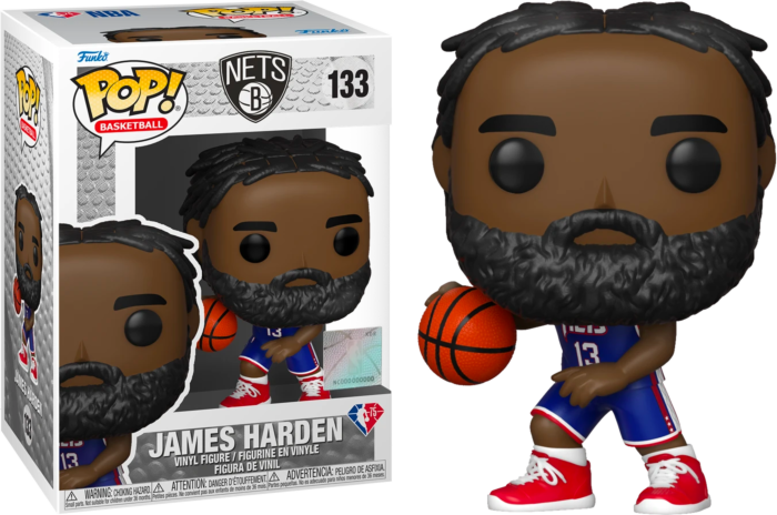Funko Pop! NBA Basketball - James Harden Brooklyn Nets 2021 City Edition Jersey #133