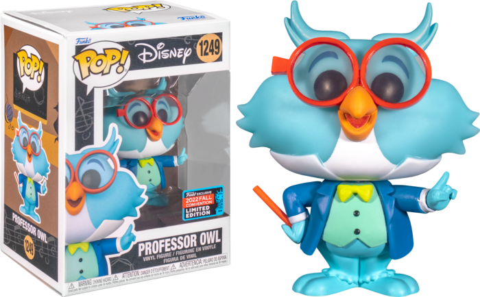 Funko Pop! Disney's Sing-Along Songs - Professor Owl #1249 (2022 Fall Convention Exclusive) - Real Pop Mania